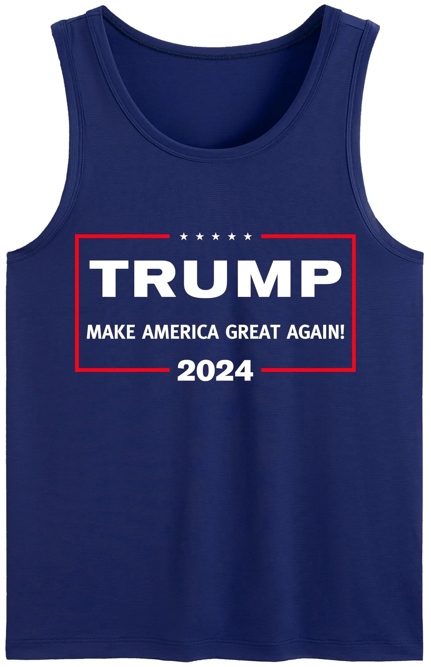 GunShowTees Make America Great Again Trump 2024 MAGA Tank Top Small Tank Top